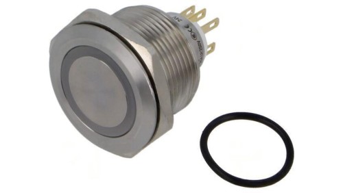 Przełącznik wandaloodporny Poz: 2 SPDT 3A220VAC 5A24VDC GQ30-L-11ZE/J/W/24V/S