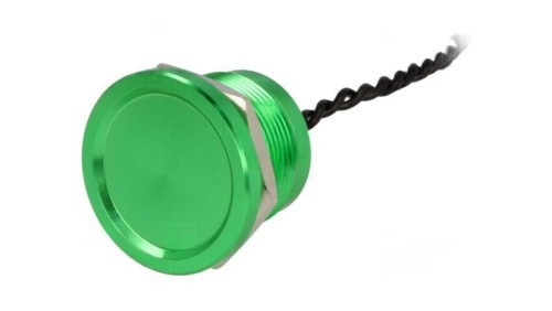 Przełącznik piezoelektryczny Poz: 2 SPST-NO 0,2A24VAC IP68 PS223Z10YGR1 (GREEN ANODIZED)
