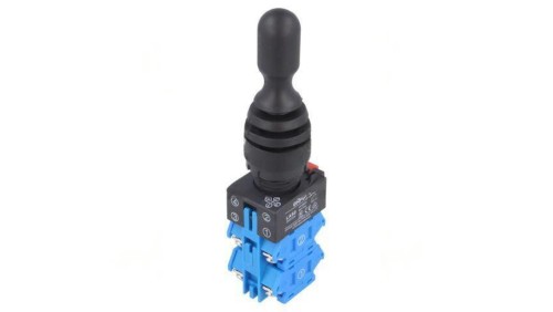 Przełącznik joystick 22mm Poz.stab: 4 NO x4 czarny brak IP67 LAS0-K-40C41
