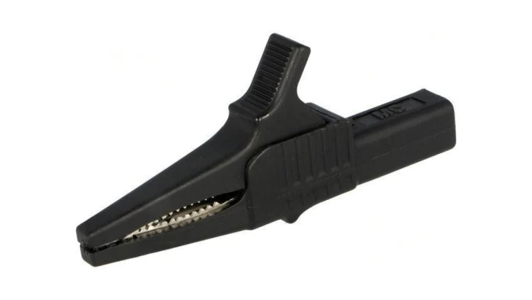 Zacisk krokodylkowy 32A 1kVDC czarny Zakr.chwyt: max.20mm 66.9755-21