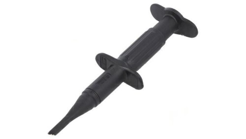 Chwytak pomiarowy haczykowy 3A czarny 1kV 4mm Dł.całk: 122mm 66.9116-21