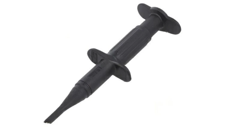 Chwytak pomiarowy haczykowy 3A czarny 1kV 4mm Dł.całk: 122mm 66.9116-21