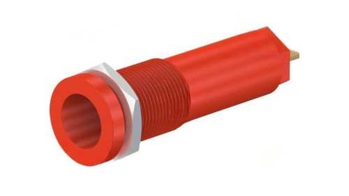 Złącze laboratoryjne bananowe 4mm gniazdo 1kV 10A czerwony 66.9427-22