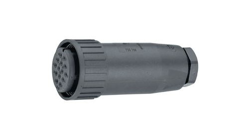 Okrągłe złącze zasilające (seria CM) żeńskie 4-PINowe 50VAC/DC 10A CM 06 EA 14S-2 S 932457100