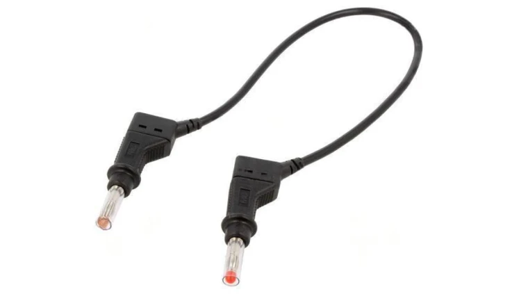 Przewód połączeniowy 32A wtyk bananowy 4mm,z obu stron 66.9407-02521