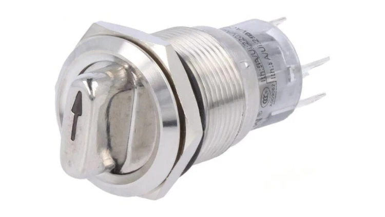 Przełącznik obrotowy Poz: 2 SPDT 0,5A220VAC 1A24VDC 50m LAS1-AGQ-11X/21/G/24V/S