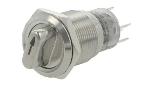 Przełącznik obrotowy Poz: 2 SPDT 0,5A220VAC 1A24VDC 50m LAS1-AGQ-11X/23/G/12V/S