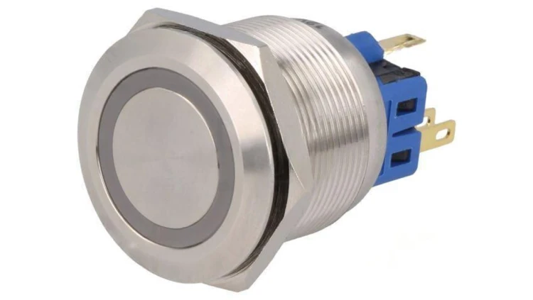 Przełącznik wandaloodporny Poz: 2 SPDT 3A220VAC 5A24VDC GQ25-11ZE/B/12V/S