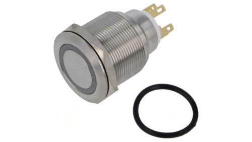 Przełącznik wandaloodporny Poz: 2 SPDT 3A220VAC 5A24VDC GQ25-L-11ZE/J/Y/24V/S