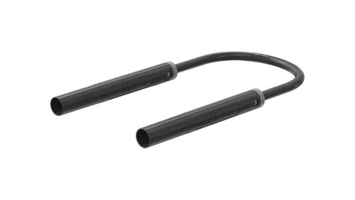 Przewód pomiarowy 32A izolowane Uznam: 1kV Dł: 1m czarny 66.1055-10021