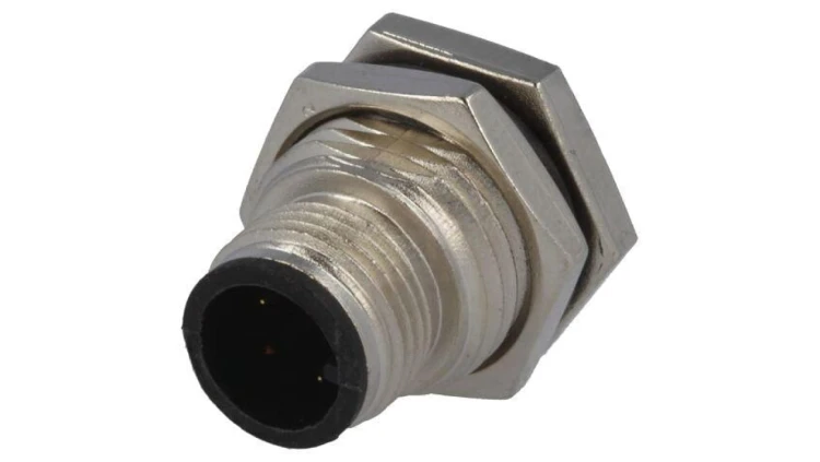 Złącze M12, męskie, PIN:3, gniazdo, proste, 250V M12A-03PMMP-SF8001