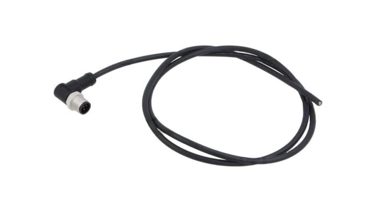 Złącze M12, męskie, PIN:5, wtyk, kątowe, 60V M12A-05BMMM-SR8B01