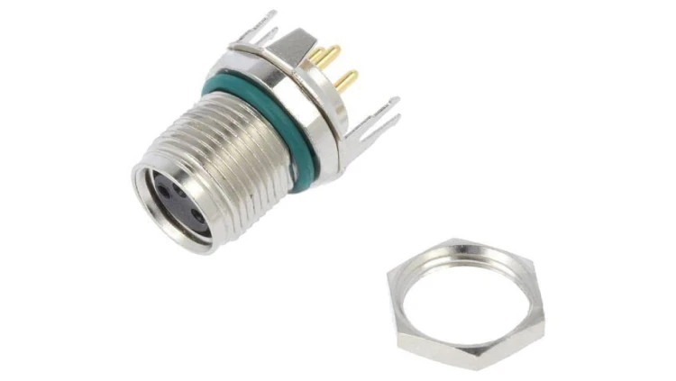 Złącze M8, żeńskie, PIN:3, gniazdo, proste, 60V M8S-03PFFP-SF8001