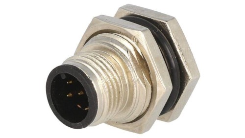 Złącze M12, męskie, PIN:8, gniazdo, proste, 30V M12A-08PMMS-SF8001