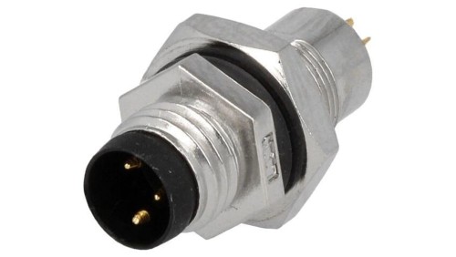 Złącze M8, męskie, PIN:3, gniazdo, proste, 60V 8-03PMMS-SH7001