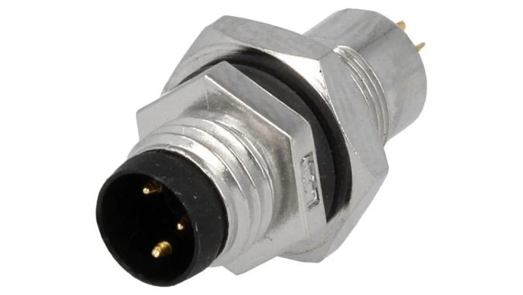 Złącze M8, męskie, PIN:3, gniazdo, proste, 60V 8-03PMMS-SH7001