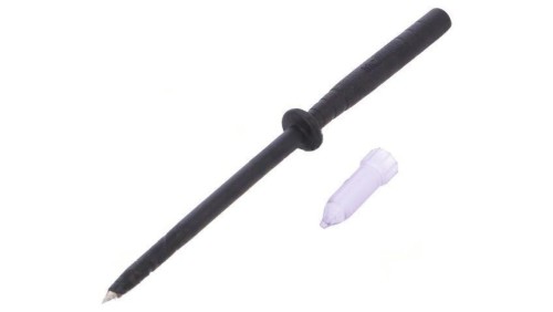 Sonda pomiarowa 1A czarny Śr.końcówki: 2mm Dł.całk: 122mm 24.0239-21