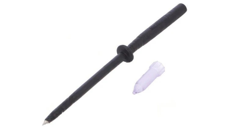Sonda pomiarowa 1A czarny Śr.końcówki: 2mm Dł.całk: 122mm 24.0239-21