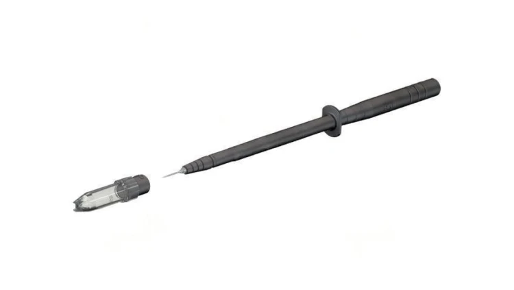Sonda pomiarowa 1A czarny Rozmiar gniazda: 4mm Dł.całk: 128mm 24.0238-21