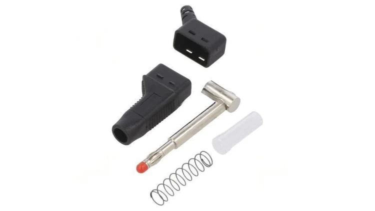 Złącze laboratoryjne bananowe 4mm wtyk 32A 30VAC 60VDC 64.9326-21