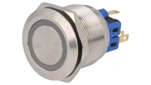 Przełącznik wandaloodporny Poz: 2 SPDT 3A220VAC 5A24VDC GQ25-11ZE/B/24V/S