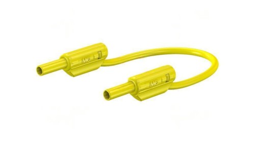 Przewód pomiarowy 10A wtyk bananowy 2mm,z obu stron Dł: 0,3m 65.9179-03024