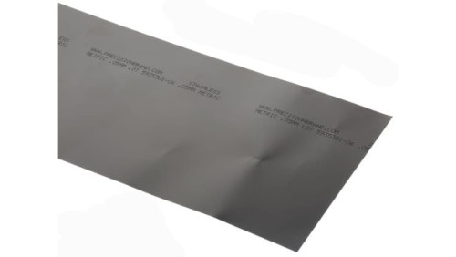 Podkładka regulacyjna ze stali, Czerwony, 1.25m x 150mm x 0.05mm