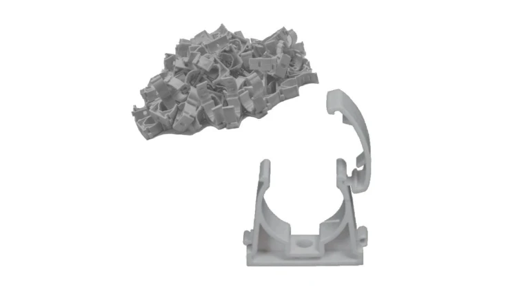 100x AKS-ZIELONKA Uchwyt do rur UZU 16 Szary