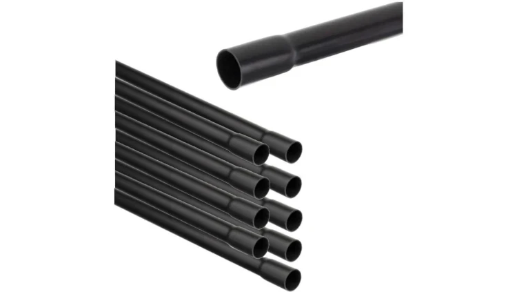 10x Rura RLM kielichowana Czarna 32 dł. 2mb 10 szt.