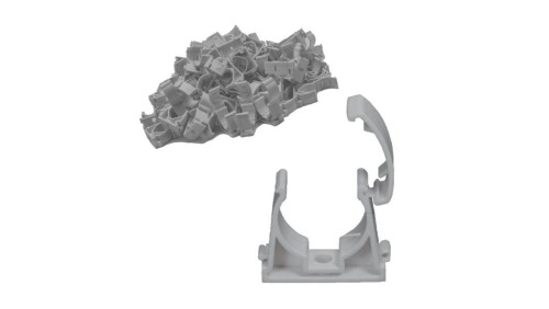 100x Uchwyt Zamykany Uniwersalny UZU-18 Szary 100szt.