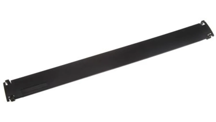 Panel zaślepiający do szafy RACK, 1U, 483 x 6mm, kolor: Czarny, RS PRO