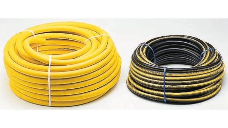 Przewód pneumatyczny zew: 37mm wew: 25mm RS PRO Czarny, Żółty Mieszanka nitrylu i PVC