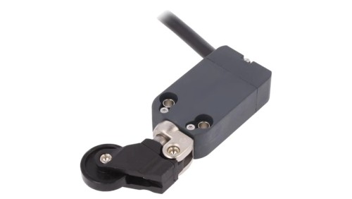 Wyłącznik krańcowy dźwignia R 42,1mm, rolka z tworzywa Ø22mm NF B110CV-DN2