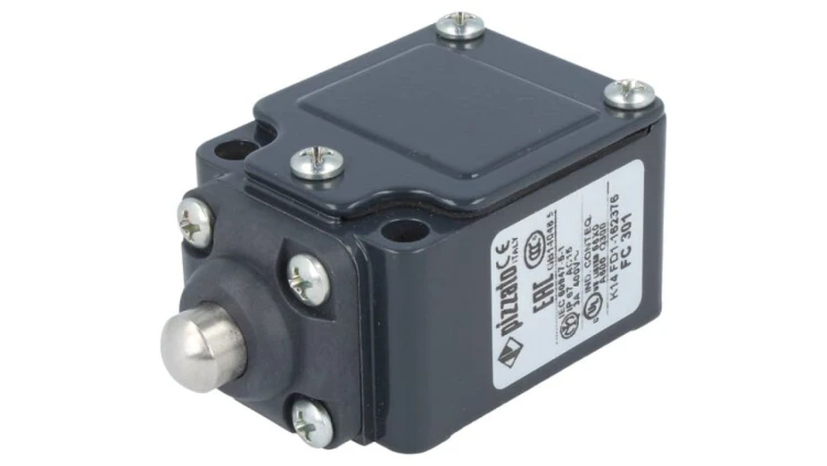 Wyłącznik krańcowy trzpień Ø10mm NO + NC 6A PG11 IP67 FC 301