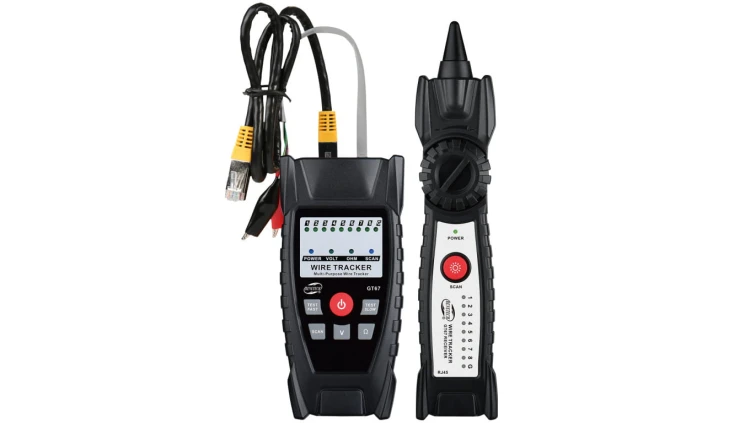Tester lokalizator kabli sieciowych RJ45 RJ11 z diodami LED GT67 BENETECH