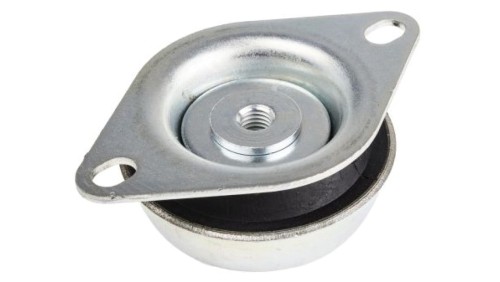 Mocowanie antywibracyjne, M12, Ø 130mm, H 3mm, 290, materiał: Guma naturalna 45 Shore A, RS PRO
