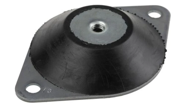 Mocowanie antywibracyjne, M10, Ø 148mm, 0, materiał: Guma naturalna 60 Shore A, RS PRO