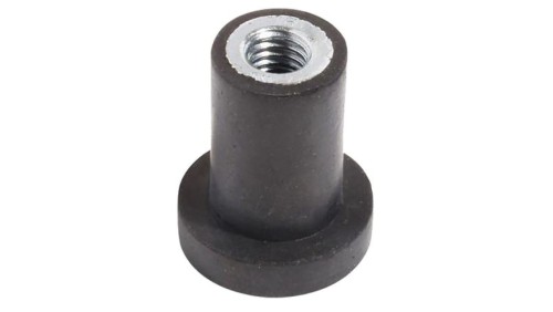 Mocowanie antywibracyjne, M3, Ø 12mm, H 16mm, 0.4-5, materiał: Guma naturalna 60 Shore A, RS PRO