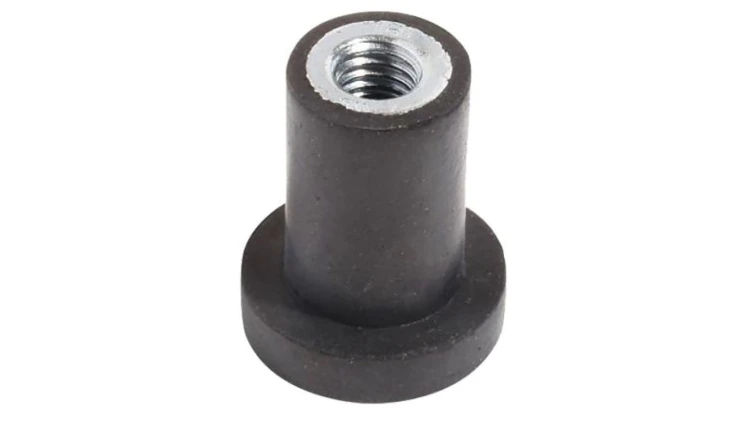 Mocowanie antywibracyjne, M3, Ø 12mm, H 16mm, 0.4-5, materiał: Guma naturalna 60 Shore A, RS PRO
