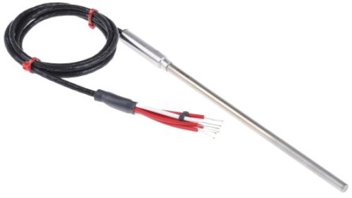 Termopara typ PT 100, -50C do +500C 150mm kabel 1m, Stal nierdzewna