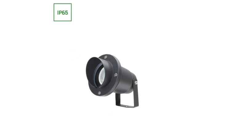 Oprawa ogrodowa wbijana FLORI GU10 ALU ANGLE IP65 98x180mm czarna