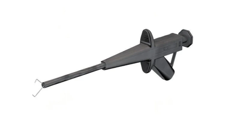 Chwytak pomiarowy cęgowy 4A czarny 1kV 4mm Dł.całk: 155mm 24.0224-21