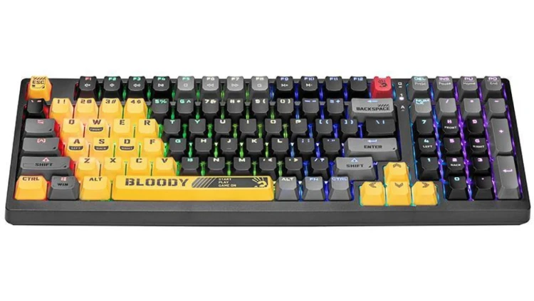 Klawiatura mechaniczna A4TECH BLOODY S98 USB Sports Lime (BLMS Red Plus Switches)