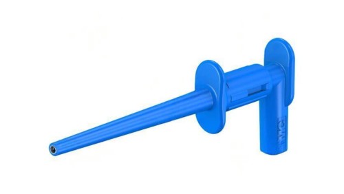 Chwytak pomiarowy cęgowy 1A niebieski 300V 2mm Dł.całk: 75mm 65.9187-23