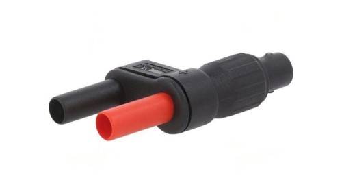 Adapter wtyk czarny 62,7mm Wersja: izolowane 67.9537-21