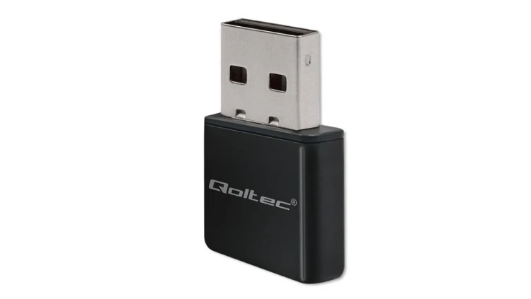 Qoltec Bezprzewodowy Ultra szybki mini adapter NANO WiFi Standard N USB 2.0 300Mbps