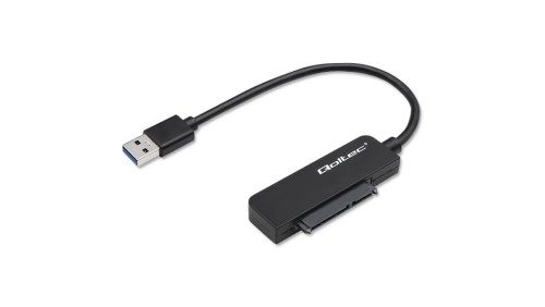 Qoltec Adapter SATA Przejściówka na dysk SSD HDD 2.5 USB 3.0 Super speed 5Gb/s 2TB 19cm