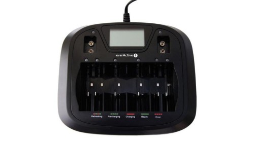 Ładowarka procesorowa do akumulatorków AA / AAA / C / D / 6F22 / 9V everActive NC-900U