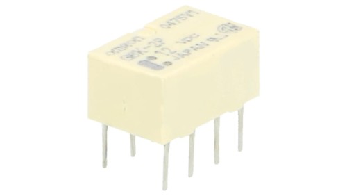 Przekaźnik elektromagnetyczny DPDT Ucewki 12VDC 0,3A/125VAC G6K-2P 12VDC G6K-2P-12DC