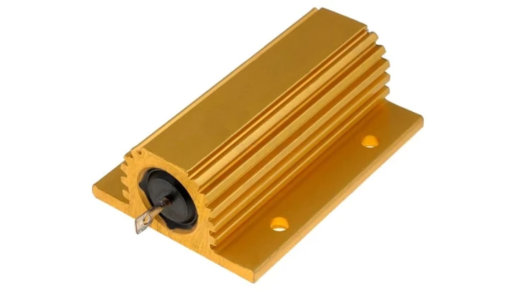 Rezystor drutowy z radiatorem przykręcany 100W 1,5 Ohm 1-1625999-5